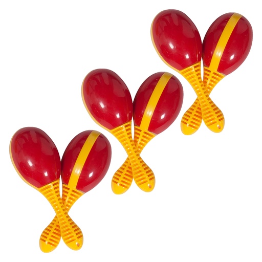 [MA7002RD-3 WEP] Mini Maracas 3 Pairs