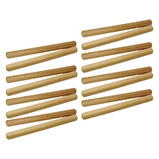 [RS9001812 WEP] 8" Hickory Rhythm Sticks 12 Pairs