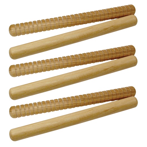 [RS90018-3 WEP] 8" Hickory Rhythm Sticks 3 Pairs