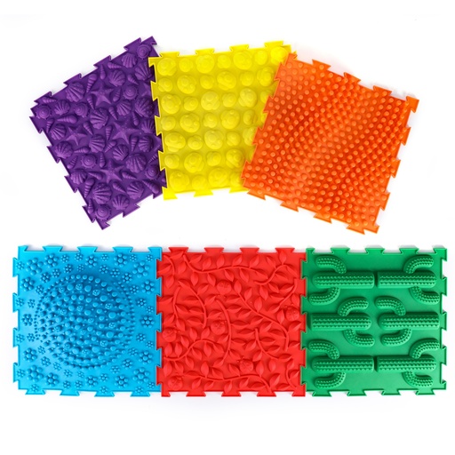 [KS1240 KD] Locking Tactile Tiles Assorted Colors