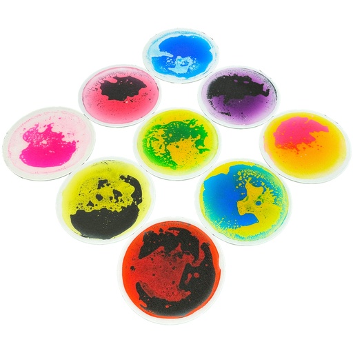 [KS0020 KD] Liquid Floor Tiles Assorted Color Discs