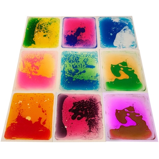 [KS0220 KD] Liquid Floor Tiles Assorted Color Squares