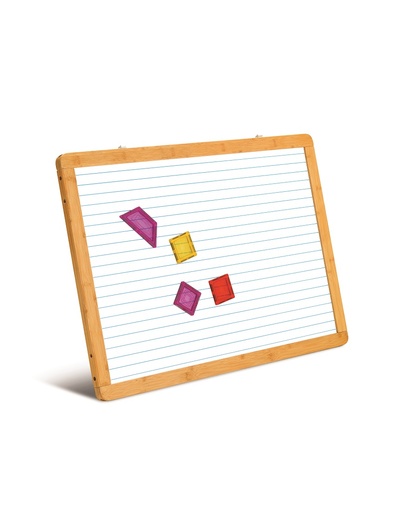 [AC465 CPN] Bamboo Magnetic Lined Dry-Erase Board