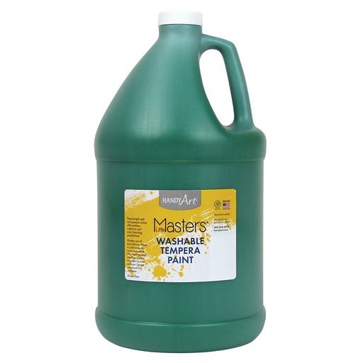 [214745 RPC] Little Masters® Washable Tempera Paint, Green, Gallon