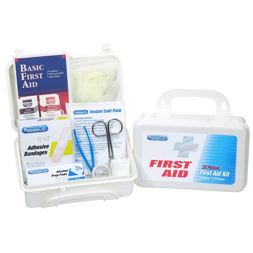 [25001 ACM] 25 Person First Aid Kit, 112 Pieces