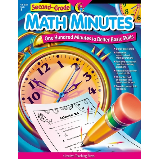 [2584 CTP] Math Minutes Book, Grade 2