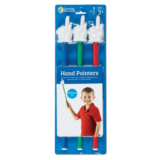 [2655 LER] 15" Hand Pointers, Pack of 3