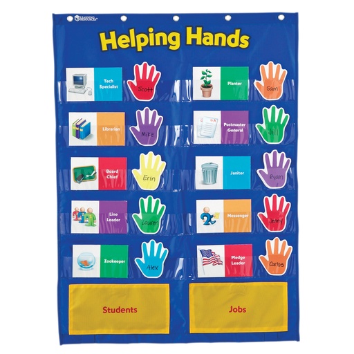 [2903 LER] Helping Hands Pocket Chart