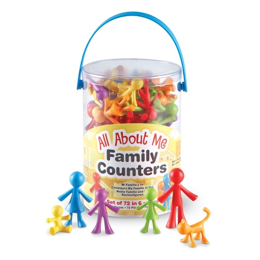 [3372 LER] All About Me Family Counters™, Set of 72