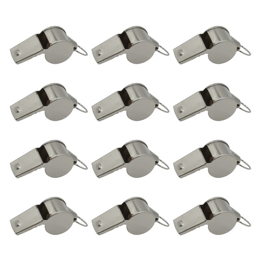 [501 CHS] Metal Whistle, Set of 12