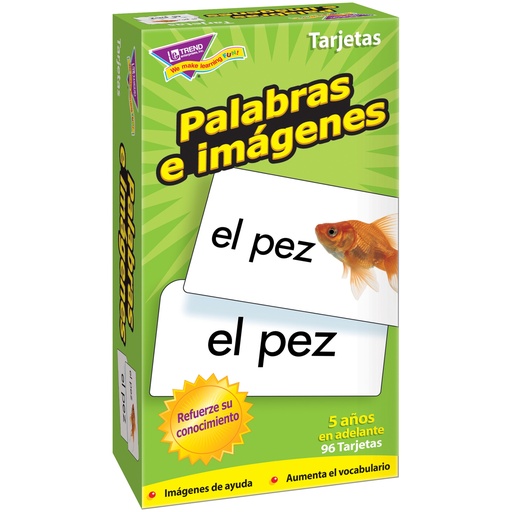 [53006 T] Palabras e imágenes (SP) Skill Drill Flash Cards