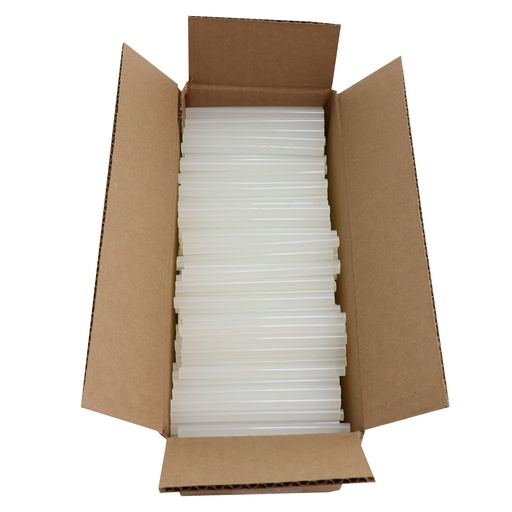 [725M54 FPR] Mini Size 4" Clear Hot Glue Sticks, 5 lb Box