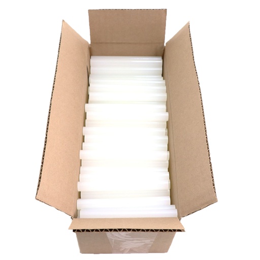 [725R54 FPR] Full Size 4" Clear Hot Glue Stick, 5 lb Box