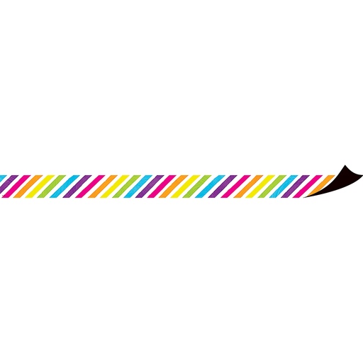 [77573 TCR] Brights 4Ever Stripes Magnetic Border, 24 Feet