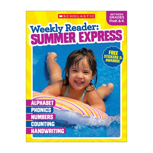 [810888 SC] Weekly Reader: Summer Express Workbook, Between Grades PreK & K