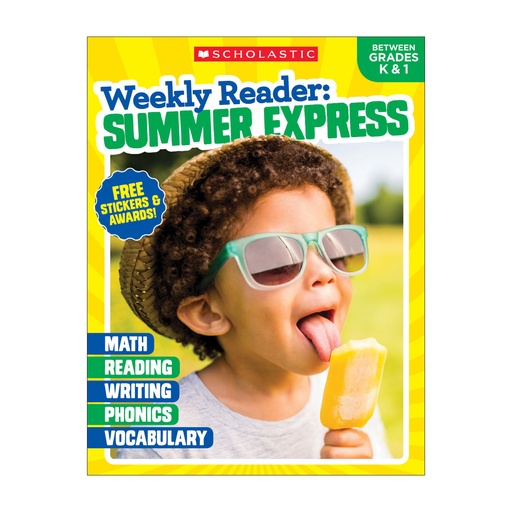 [810889 SC] Weekly Reader: Summer Express Workbook, Between Grades K & 1