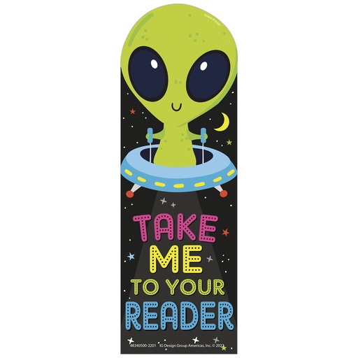 [834050 EU] Take Me To Your Reader Green Apple Scented Bookmarks, Pack of 24