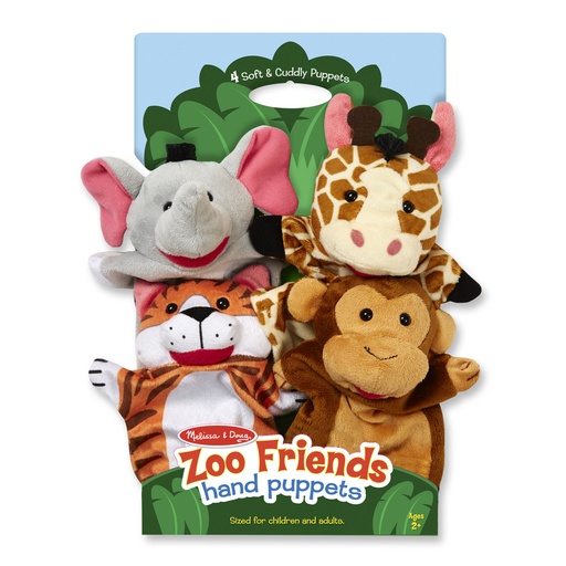 [9081 LCI] Zoo Friends Hand Puppets