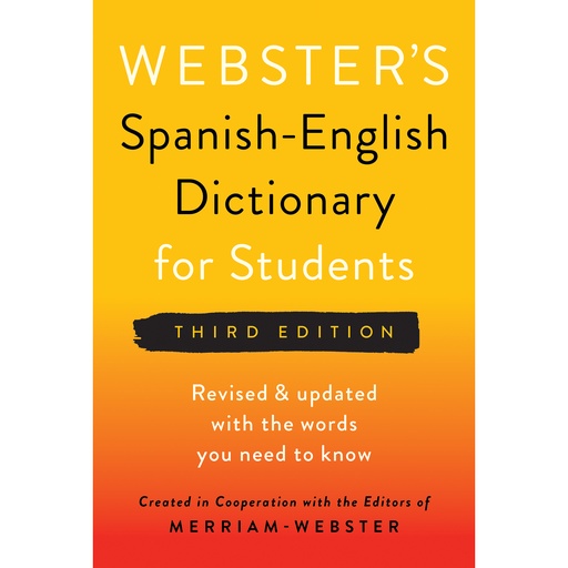 [9781596951853 FSP] Webster's Spanish-English Dictionary for Students, Third Edition