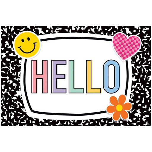 [9322 TCR] Cool for School Hello Postcards