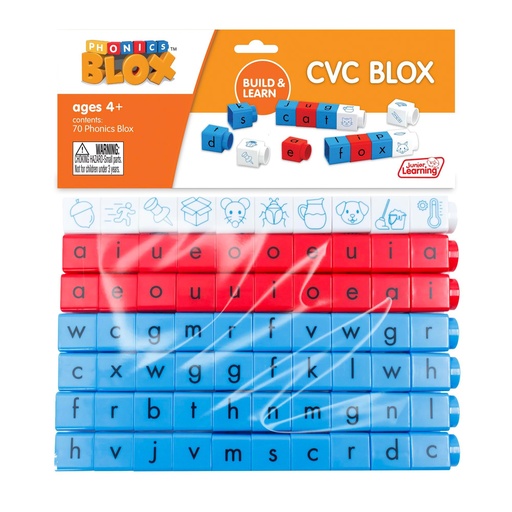 [738 JL] CVC Blox - Rainbow Phonics