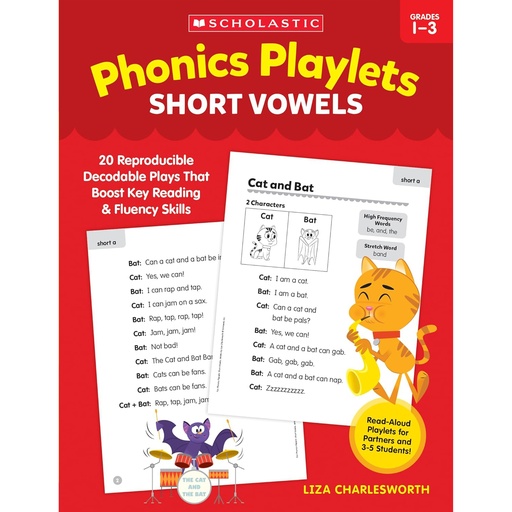 [776102 SC] Phonics Playlets: Short Vowels