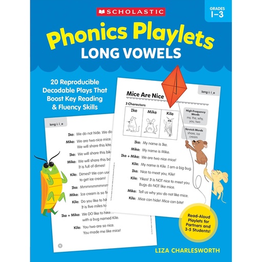 [776103 SC] Phonics Playlets: Long Vowels