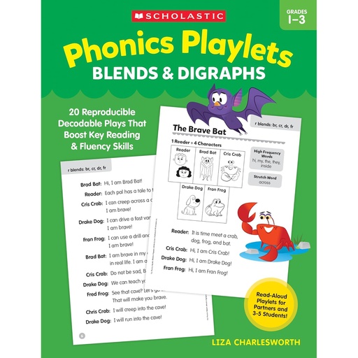 [776104 SC] Phonics Playlets: Blends & Digraphs