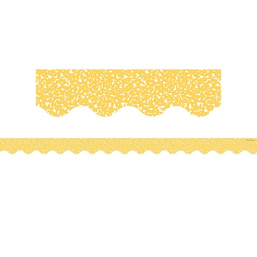 [9315 TCR] Composition Yellow Scalloped Border Trim