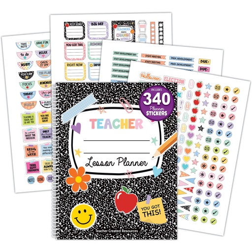 [9329 TCR] Cool for School Teacher Plan Book