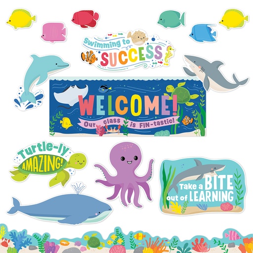 [10991 CTP] Sea Friends Under the Sea Bulletin Board