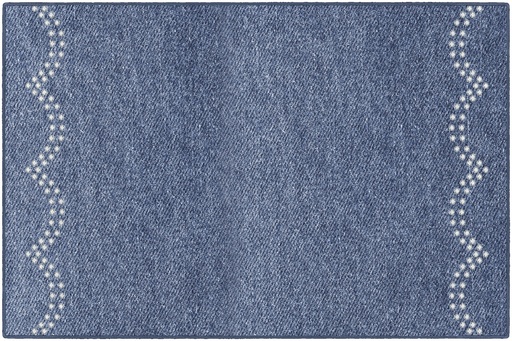 SchoolGirl Style  Denim Rectangle Area Rug