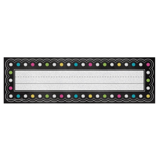 [5624 TCR] Chalkboard Brights Flat Name Plates