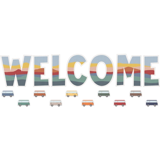 [9220 TCR] Moving Mountains Road Trip Welcome Bulletin Board