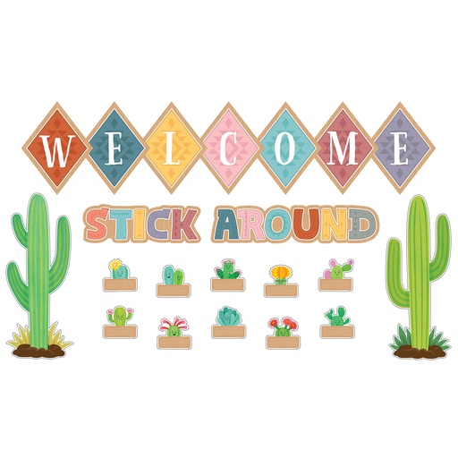 [6953 TCR] Happy Cactus Crew Welcome Bulletin Board