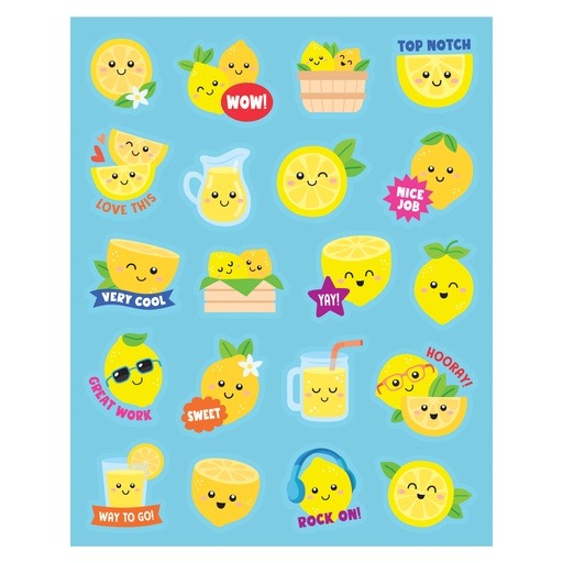 [9443 TCR] Lemon Smelly Stickers, Pack of 120