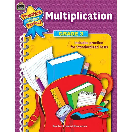 [3321 TCR] Practice Makes Perfect: Multiplication Book, Grade 3