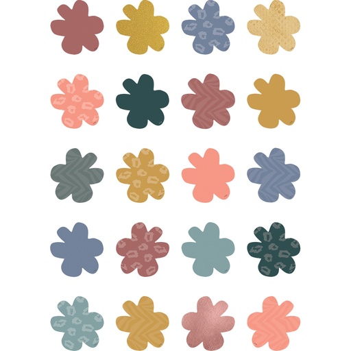 [6682 TCR] Wonderfully Wild Flowers Mini Accents, Pack of 36