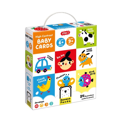 [76277 BP] High Contrast Baby Cards, 6-9+ Months