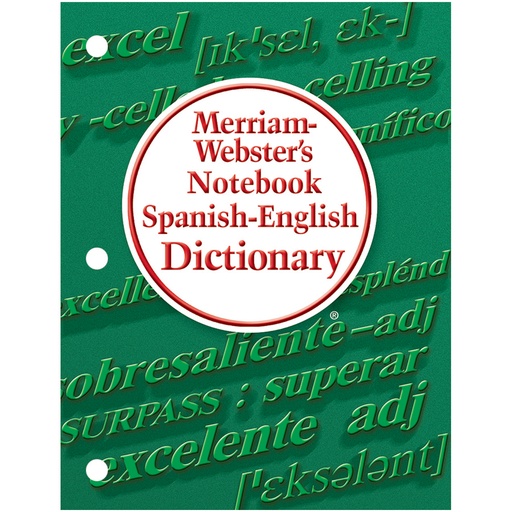 [6725 MW] Notebook Spanish-English Dictionary