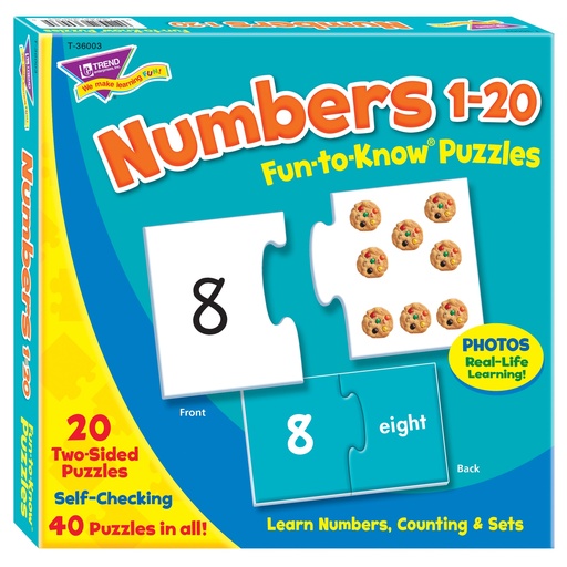 [36003 T] Numbers 1-20 Fun-to-Know® Puzzles