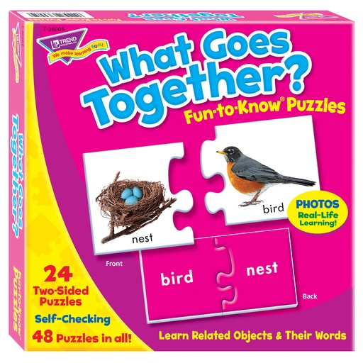 [36005 T] What Goes Together? Fun-to-Know® Puzzles