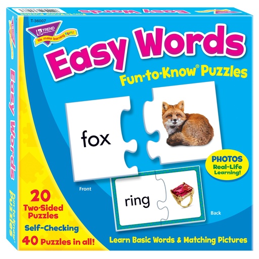 [36007 T] Easy Words Fun-to-Know® Puzzles