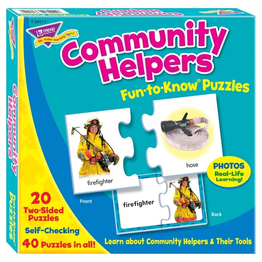 [36011 T] Community Helpers Fun-to-Know® Puzzles