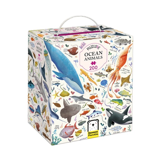 [49258 BP] Puzzlove, Ocean Animals, Ages 7+