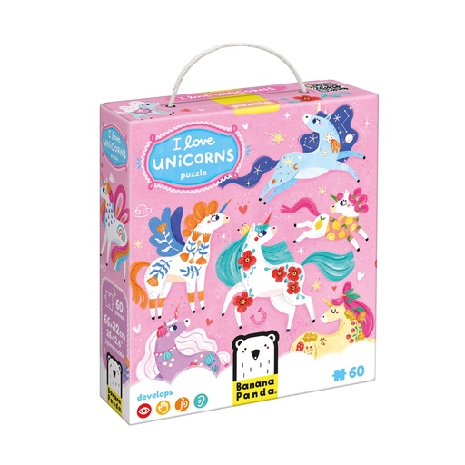 [49264 BP] I Love Unicorns Puzzle, Ages 4+