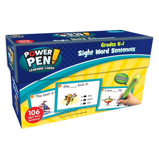 [6857 TCR] Power Pen Learning Cards: Sight Word Sentences