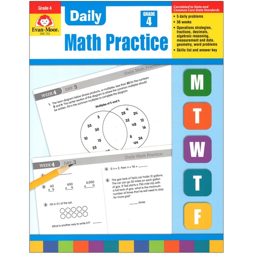 [753 EMC] Daily Math Practice Grade 4