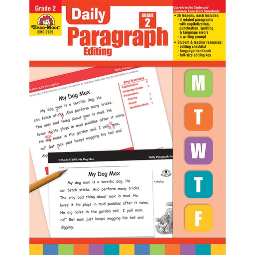 [2725 EMC] Daily Paragraph Editing Grade 2