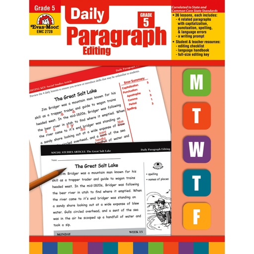 [2728 EMC] Daily Paragraph Editing Grade 5